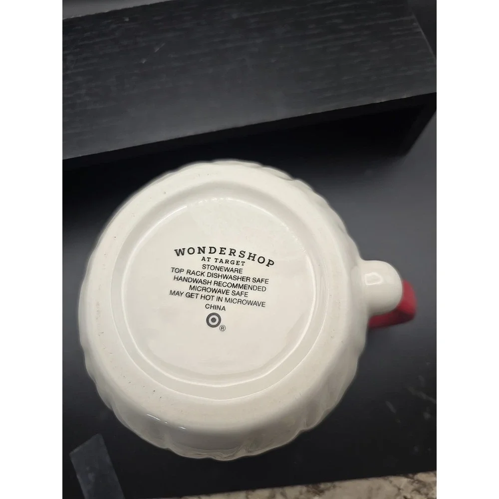 Target Wondershop Winter Christmas Santa Face Holiday Mug Coffee Cup‎